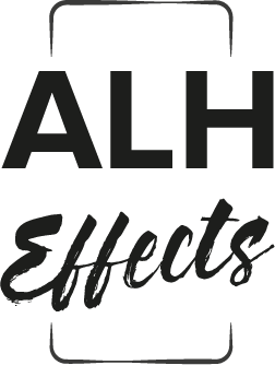 Logo de alh effects fabriquant de pédales d'effets de guitares électriques